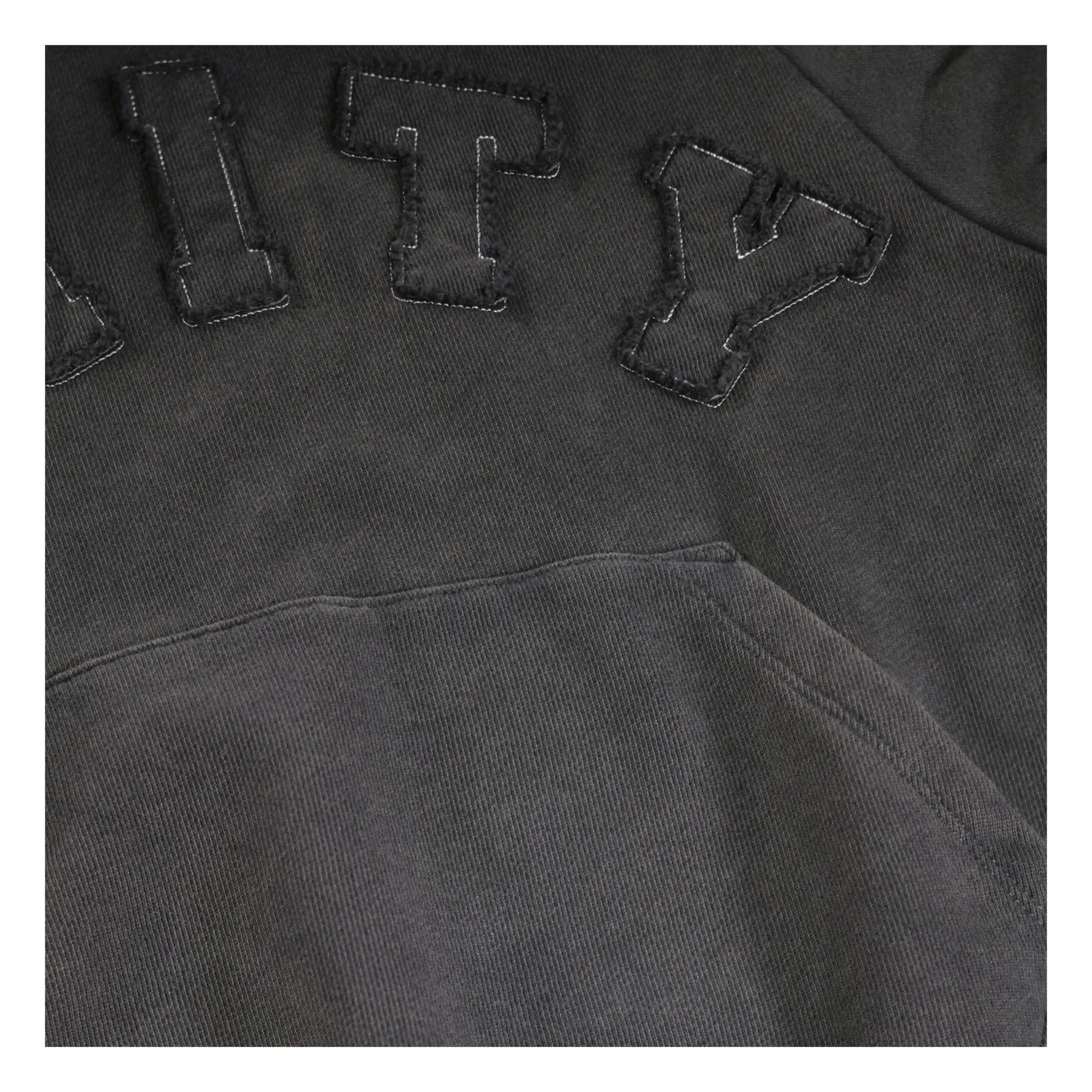 Sudadera de algodón orgánico Molo - Mic Unity | Gris oscuro