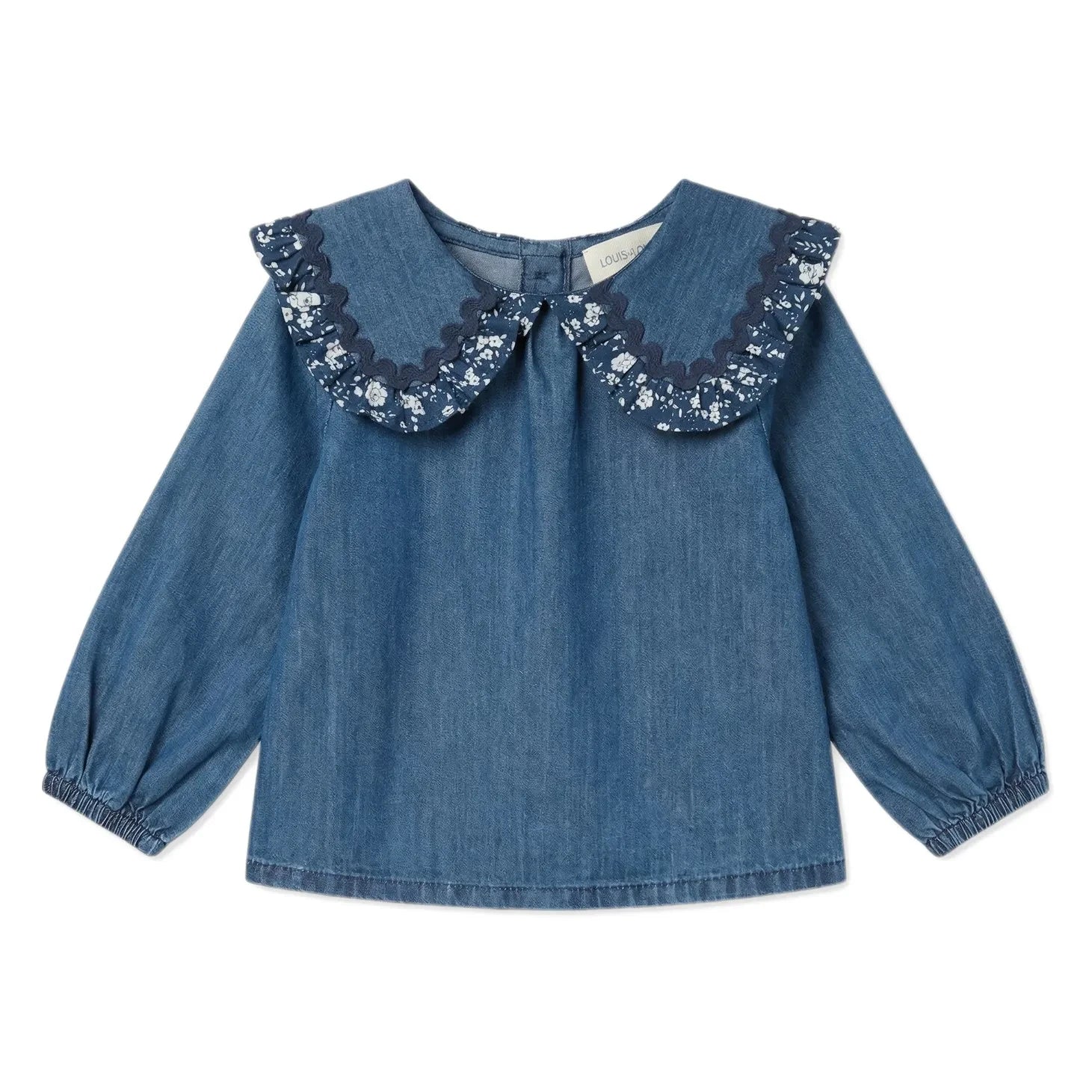 Louis Louise - Sybillette Chambray Bluz | Mavi