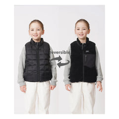 Taion - Chaleco reversible sin mangas Down x Boa Mountain | Negro