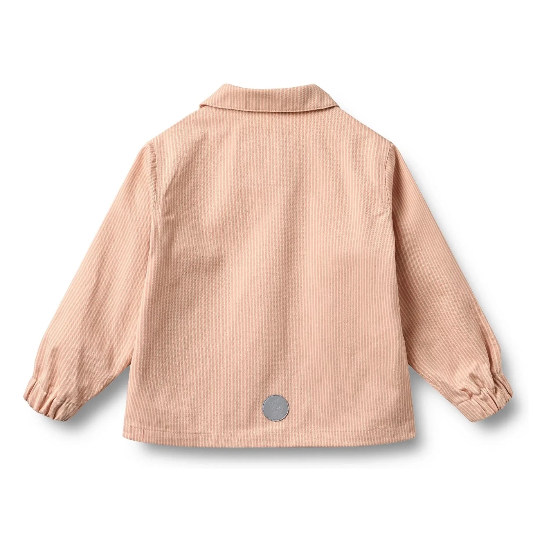 Trigo - Chaqueta de Algodón Orgánico a Rayas Bofo | Melocotón
