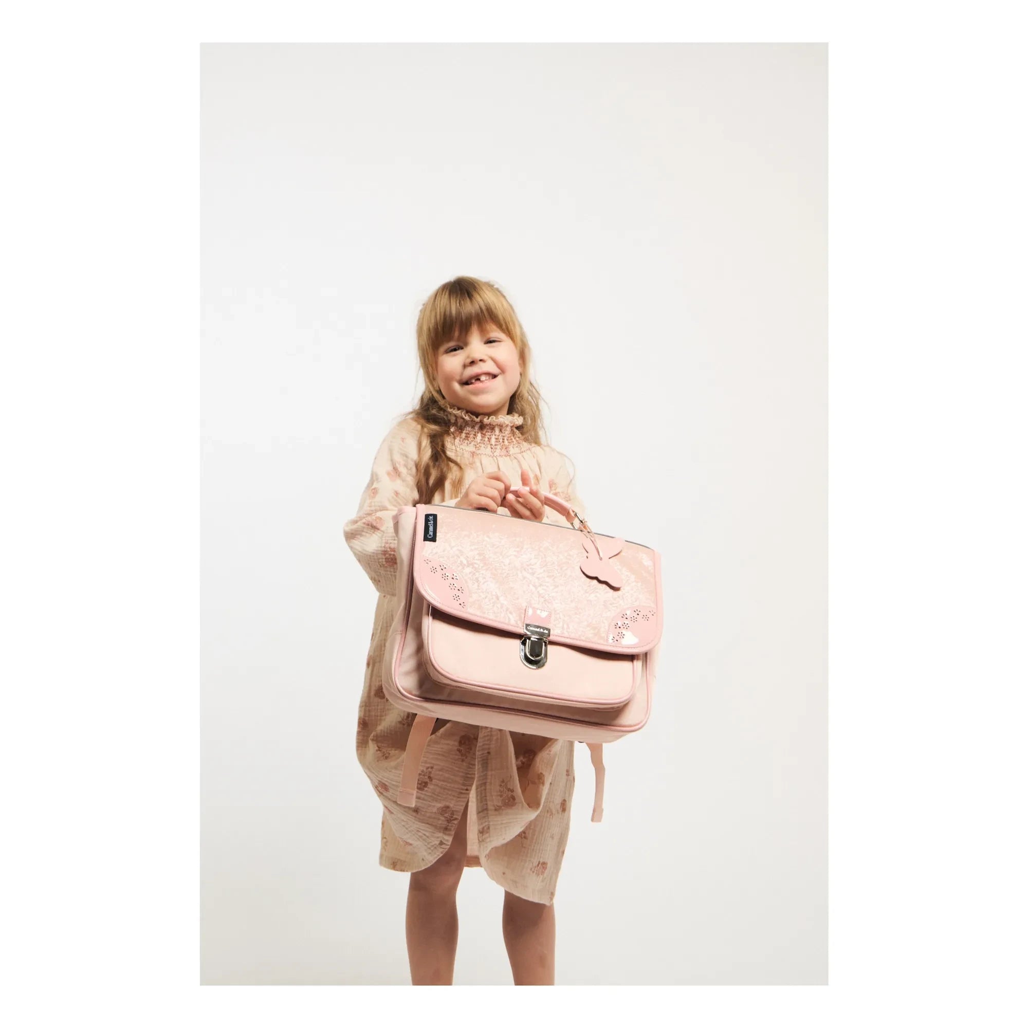 Caramel & Cie - Bolso Oxford pequeño | Rosa empolvado