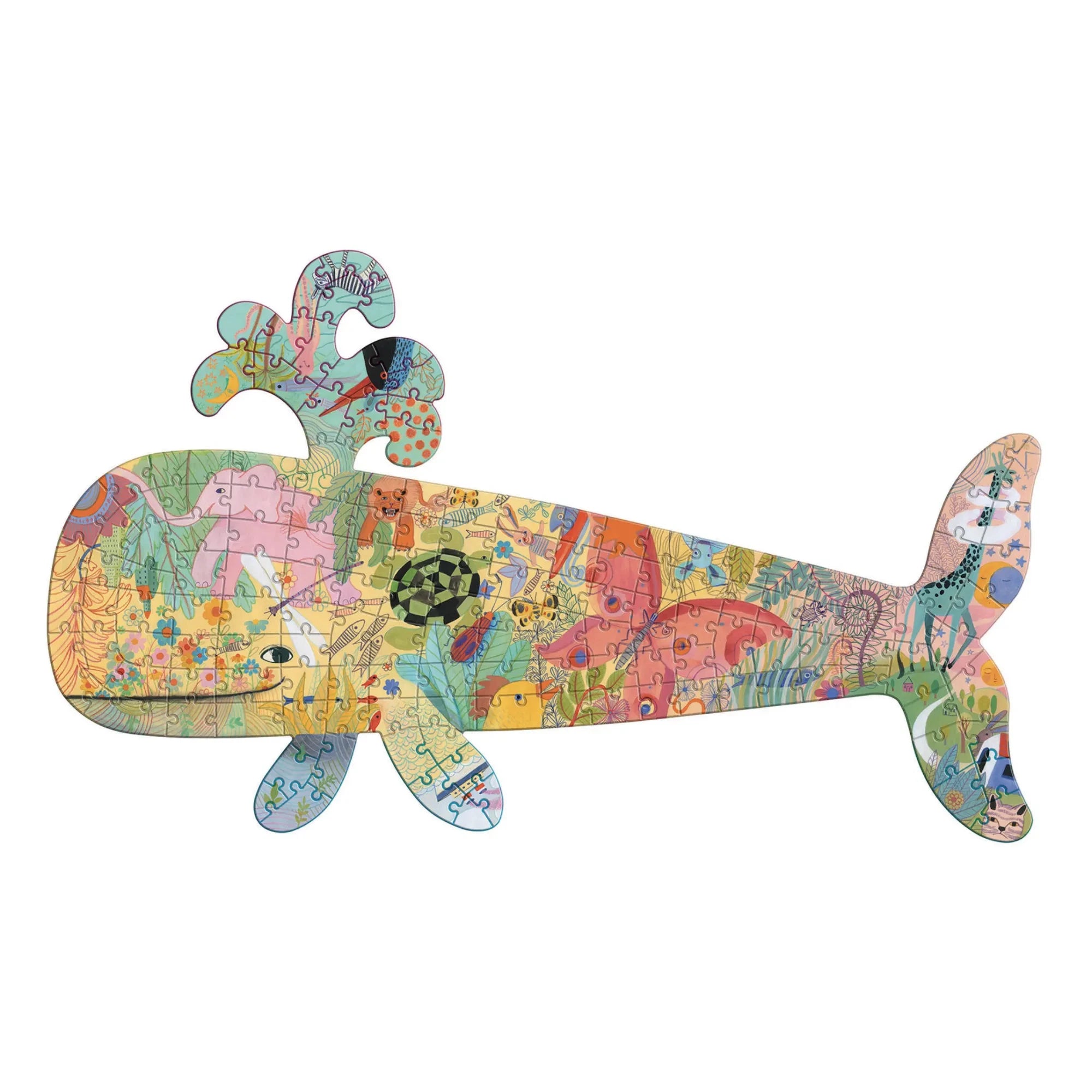 Djeco - Puzle de la ballena - 150 piezas