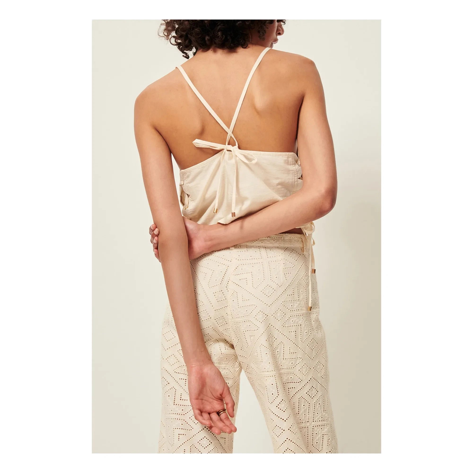 Sessùn - Allindy Pantalón de algodón | Crudo