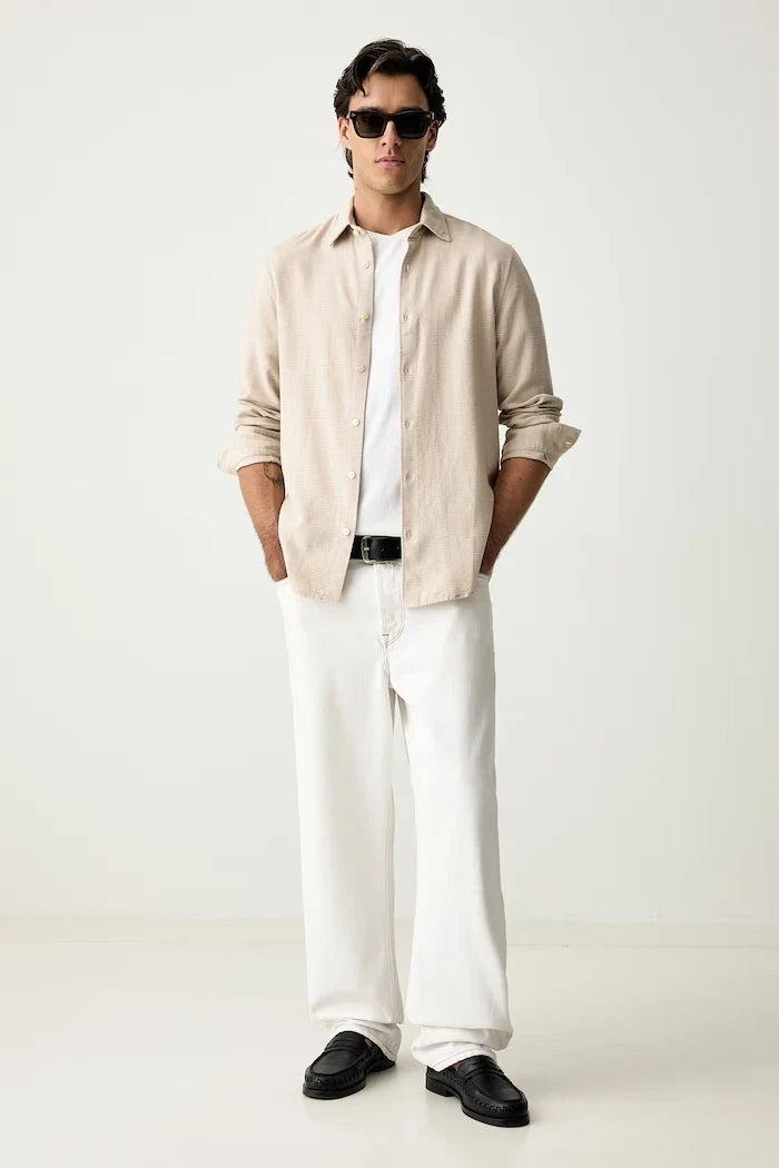 Camisa de algodón para hombre Marc O'Polo