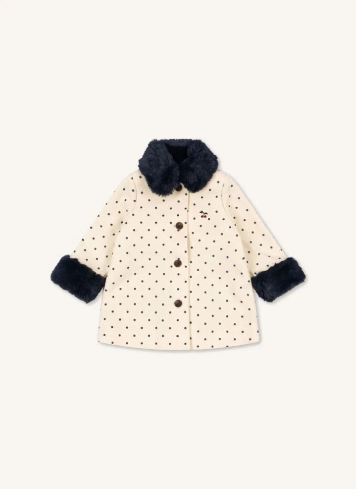 Konges Sløjd - Porsia Pois Yün Palto | Ekru