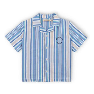 the new society - Camisa de rayas Tebas | Azul claro