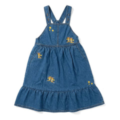 Hundred Pieces - Vestido Peto con Botas | Azul