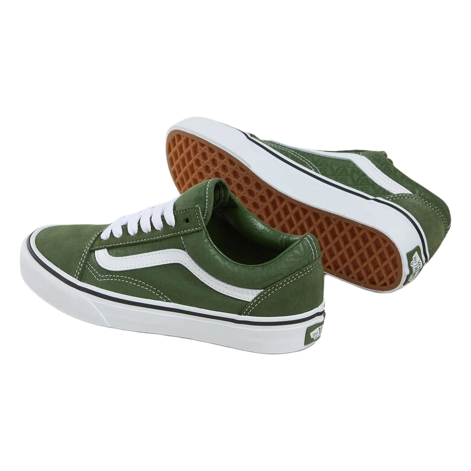 Vans - Zapatillas deportivas Old Skool con cordones | Verdes