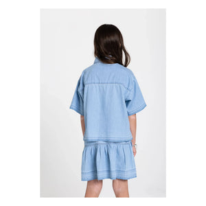 Hundred Pieces - Falda vaquera Kaya | Azul