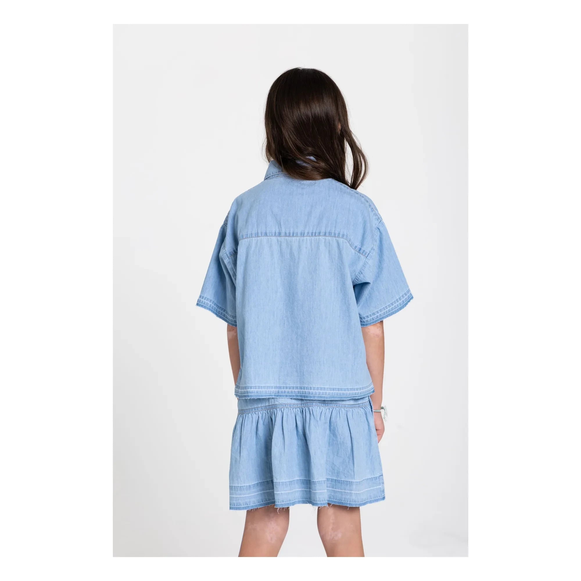 Hundred Pieces - Falda vaquera Kaya | Azul