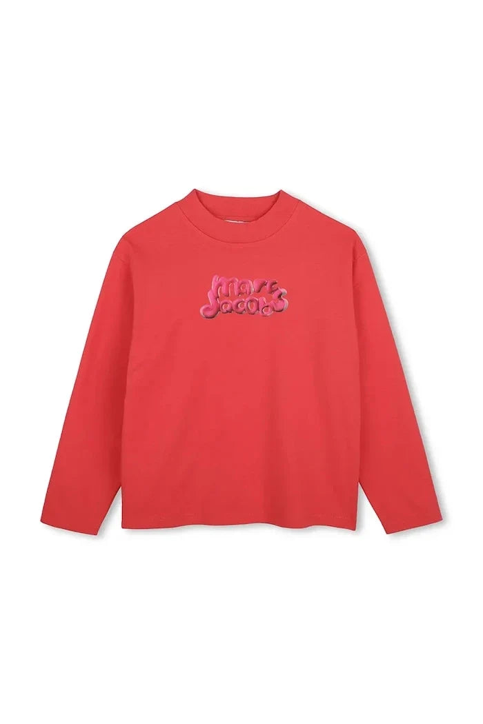 Blusa de algodón de manga larga para niños