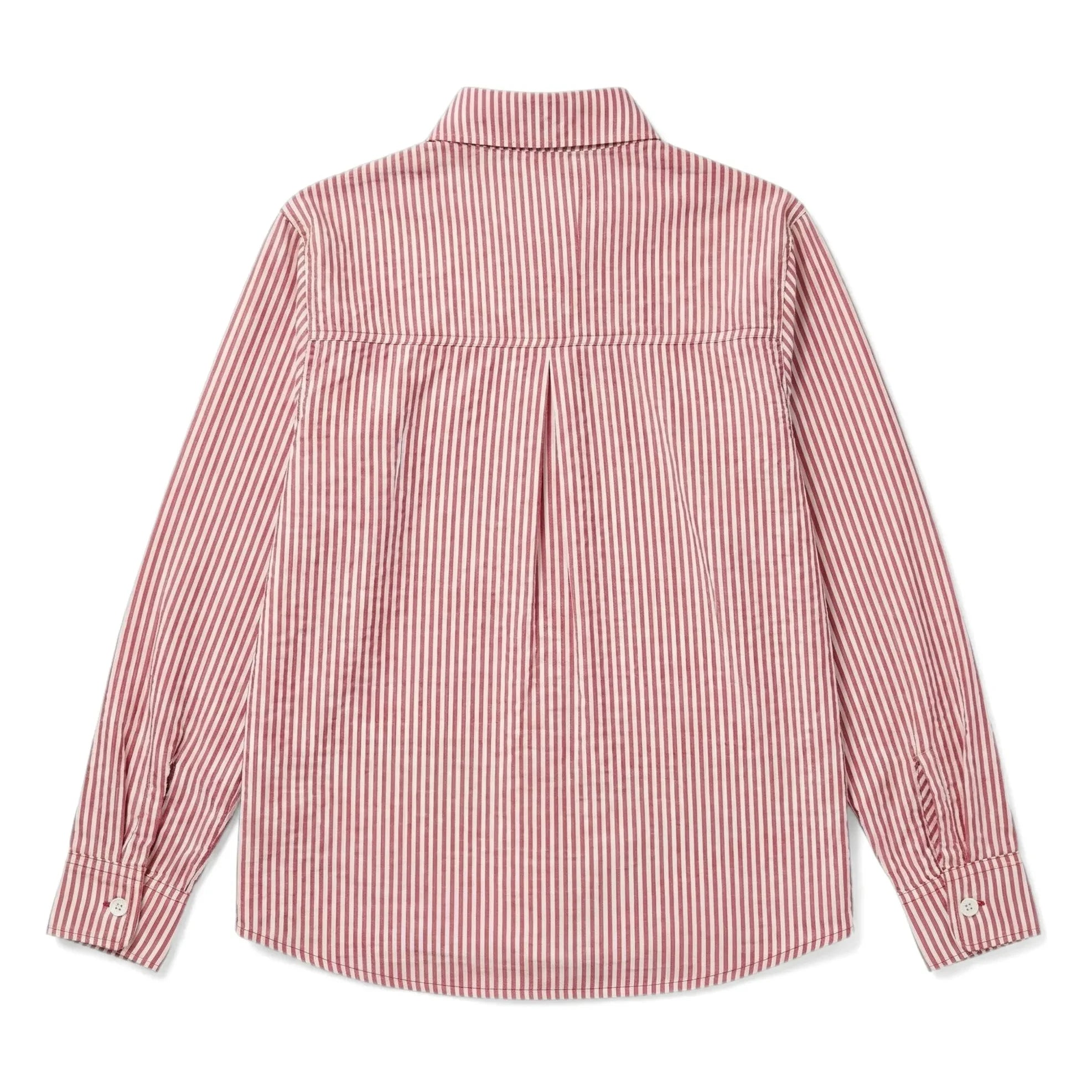 Smallable Kid - Camisa a rayas | Rojo cereza