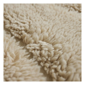 HKliving - Alfombra de lana ilimitada | Crema