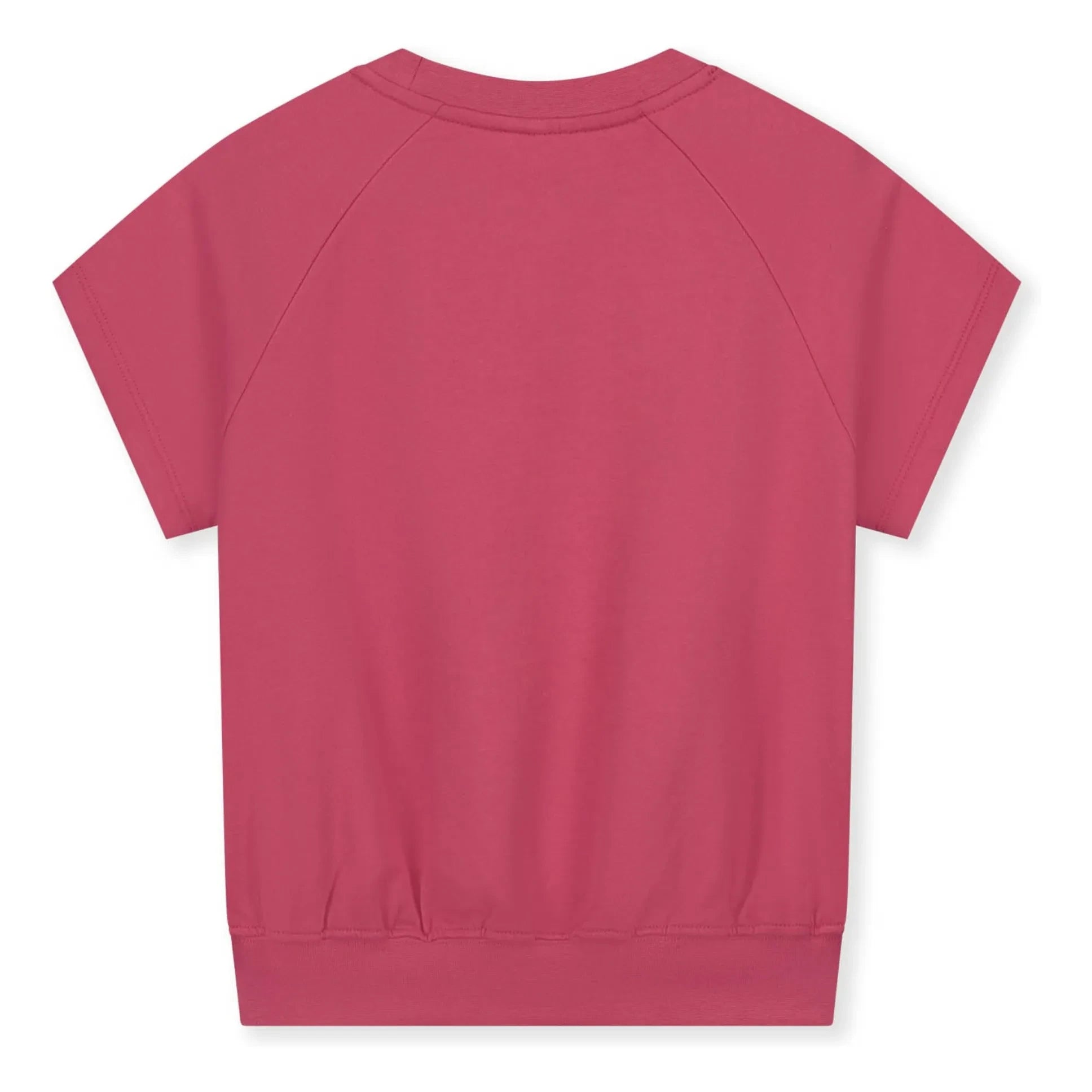Gray Label - Sudadera de manga corta de algodón orgánico | Fucsia