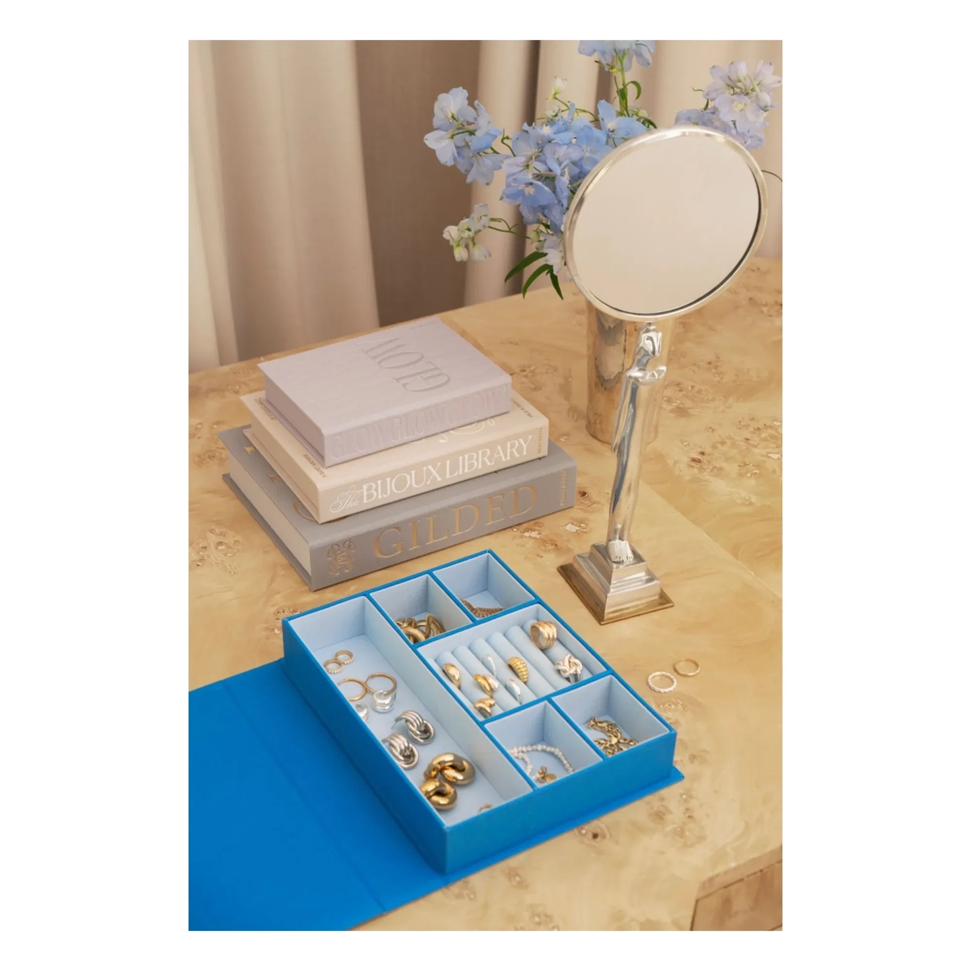 PrintWorks - Estuche de joyas The New Look | Azul
