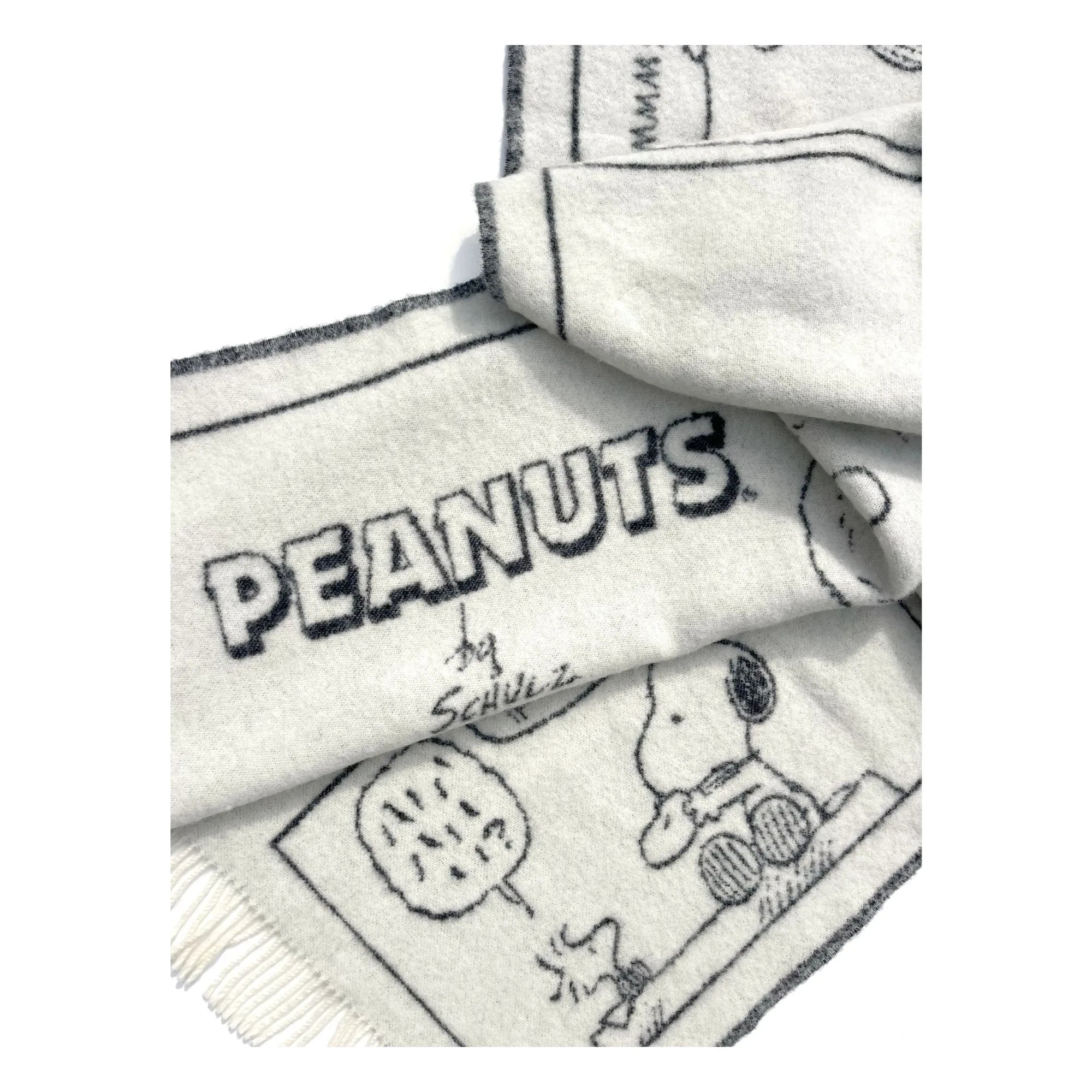 Maison Deux - Bufanda Peanuts | Negro