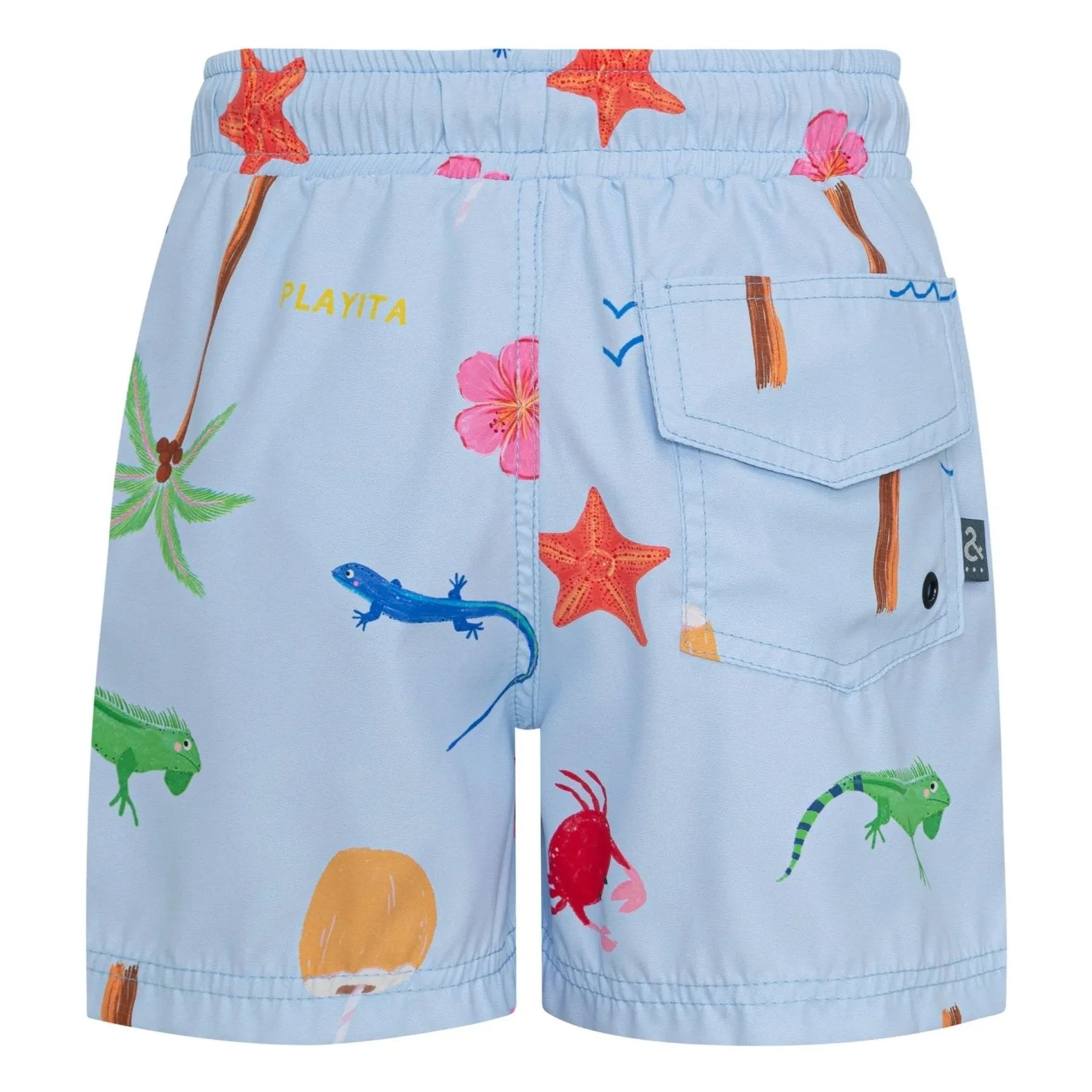 Pepita & Me - Short de baño de playa | Azul claro