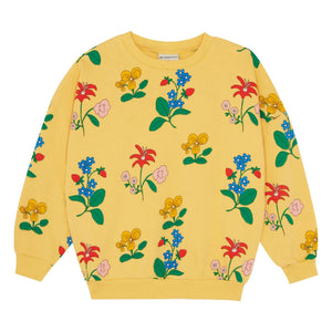 The Campamento - Sudadera con flores | Amarillo