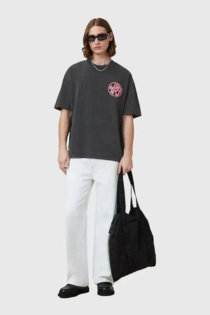 Camiseta de algodón AllSaints DISTORTION
