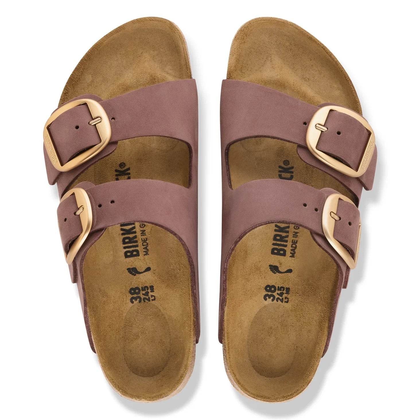 BIRKENSTOCK - Arizona Big Buckle Nubuk Sandaletler