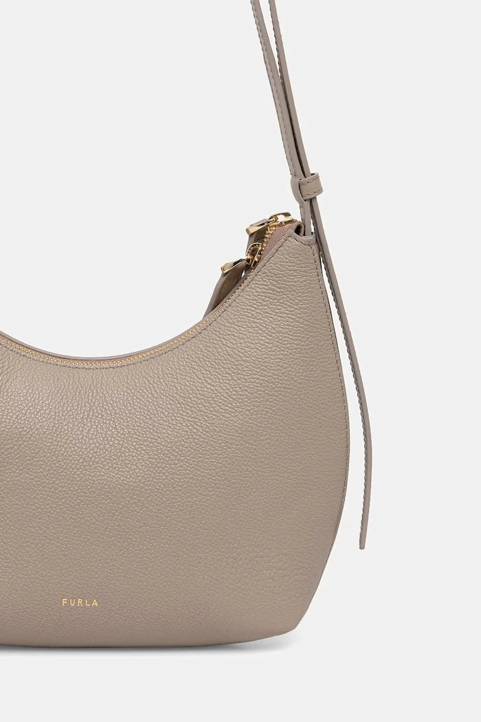 Bolso de Hombro de Piel Furla Goccia S Croissant para Mujer