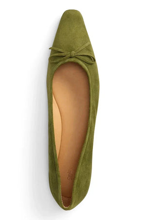 Zapatillas de ballet de terciopelo Polo Ralph Lauren Pnt Ballet Flat
