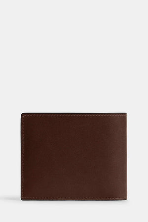 Cartera de cuero para hombre Coach