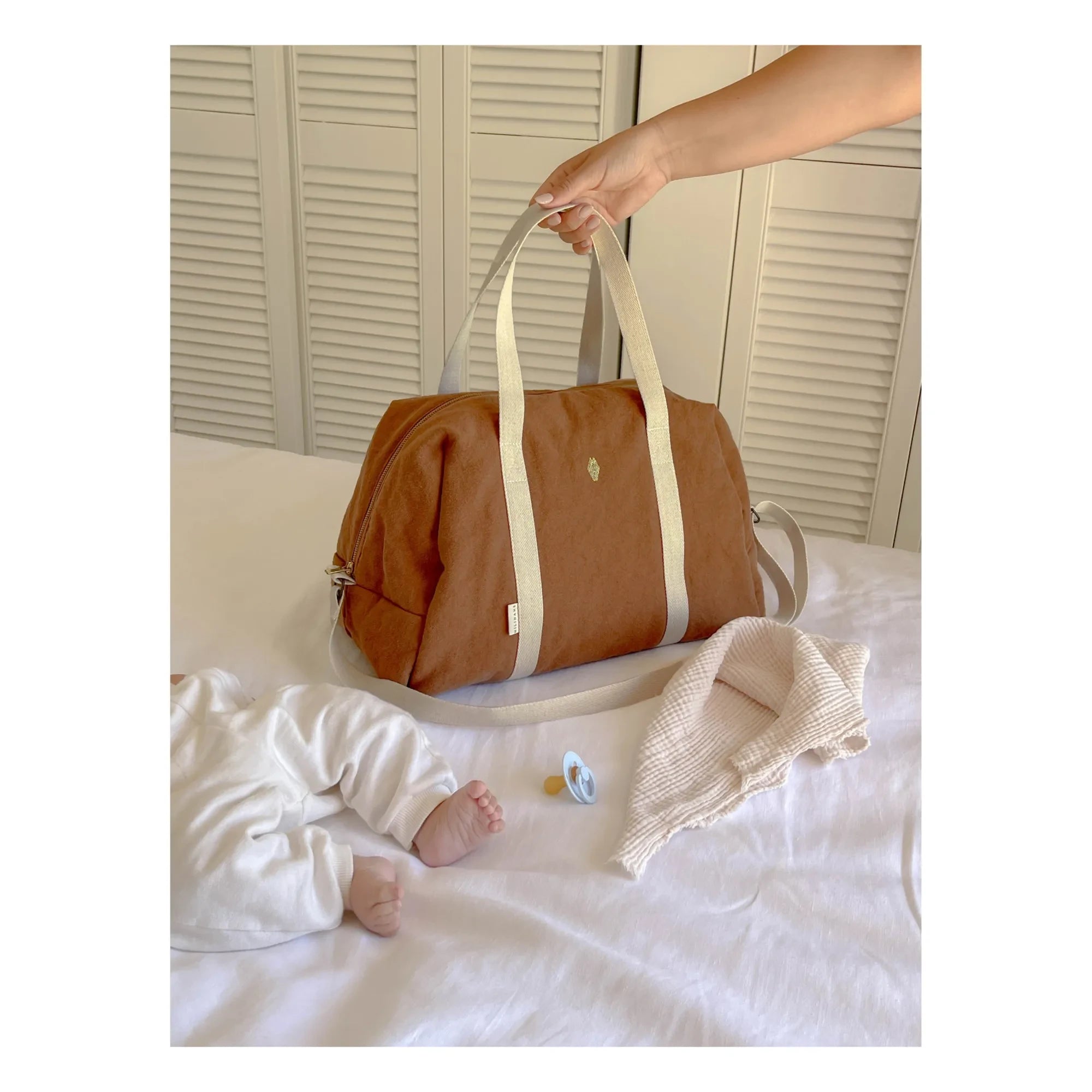 Milinane - Bolsa de bebé Joseph | Camel