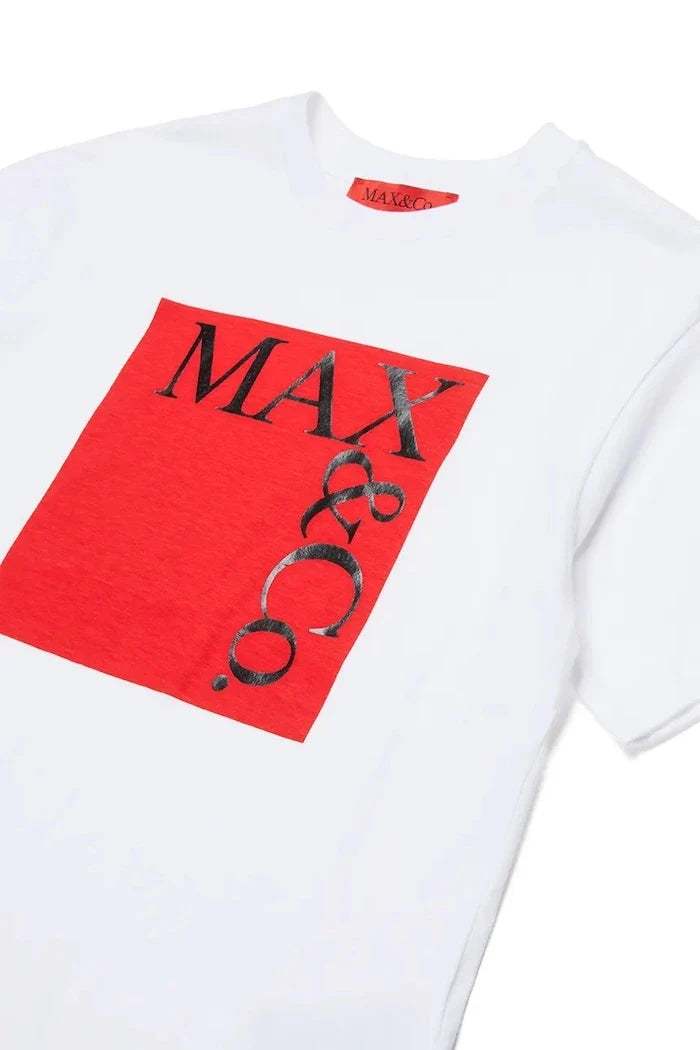 MAX&Co. Camiseta de algodón para niños MAXT1F