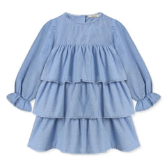 Fliink - Vestido con Volantes Connie | Azul