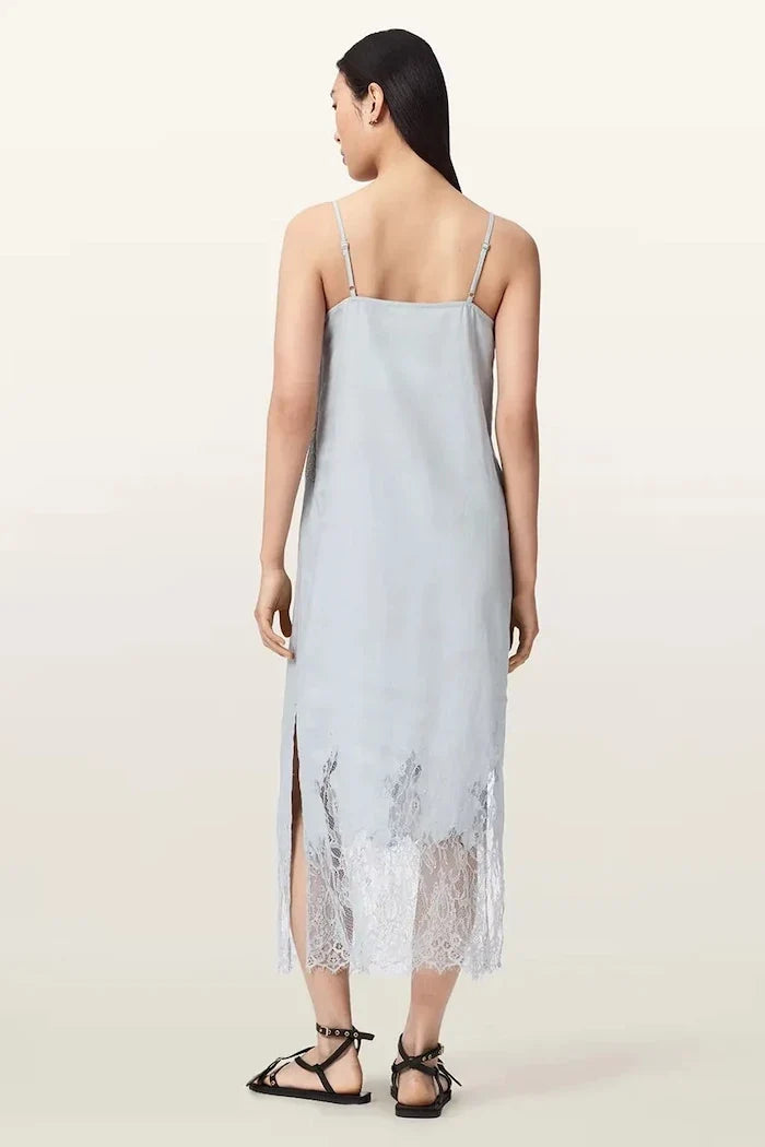 Vestido lencero de lino SAMIA de AllSaints