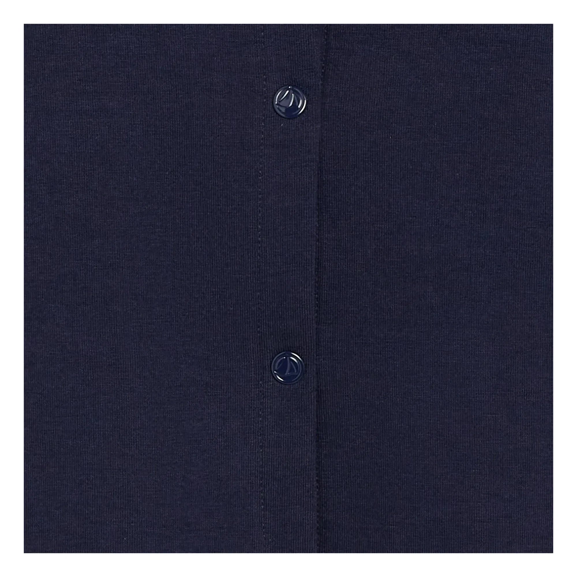 Petit Bateau - Cárdigan con cinturón de algodón orgánico | Azul marino