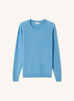 American Vintage - Suéter de lana Raxow | Azul con manchas