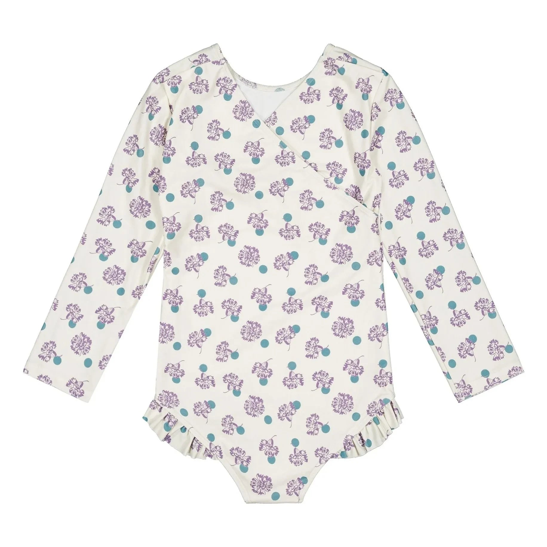 Soor Ploom - Bañador Mayes de Flores con Fibras Recicladas | Blanco