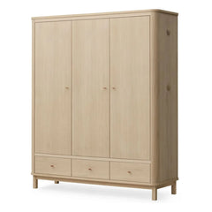 Oliver Furniture - Armario de 3 puertas de madera | Roble