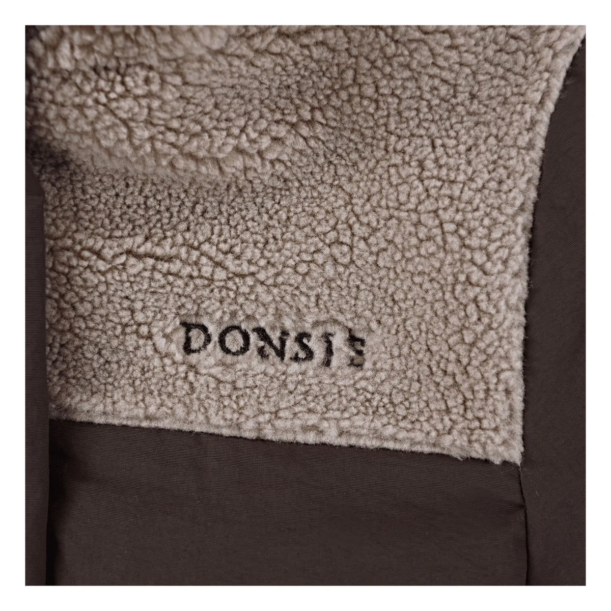 Donsje - Abrigo Damian de doble material | Marrón