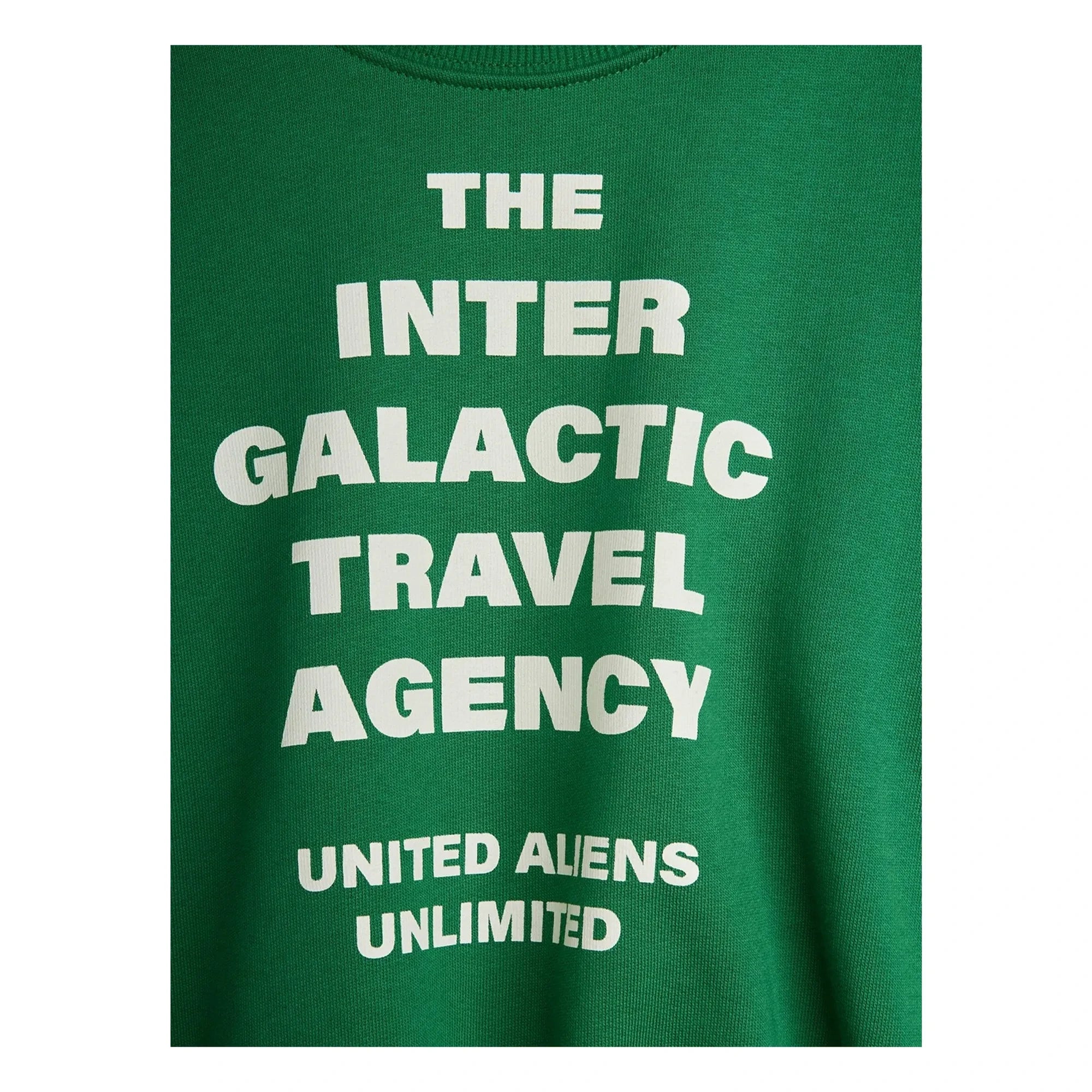 Mini Rodini - Sudadera Travel Agency Algodón orgánico | Verde