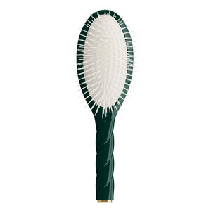 La Bonne Brosse - Twist N°07 Cepillo para el Pelo - Desenredante y Estimulante | Verde esmeralda