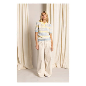Smallable Woman - Polo de rayas Selma | Amarillo pálido