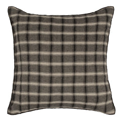 Funda de almohada de lino lavado Le Monde Sauvage - Highlands | Gris oscuro