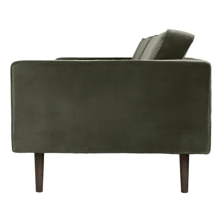 Broste Copenhagen - Sofá de 3 plazas Wind Velvet | Verde oliva