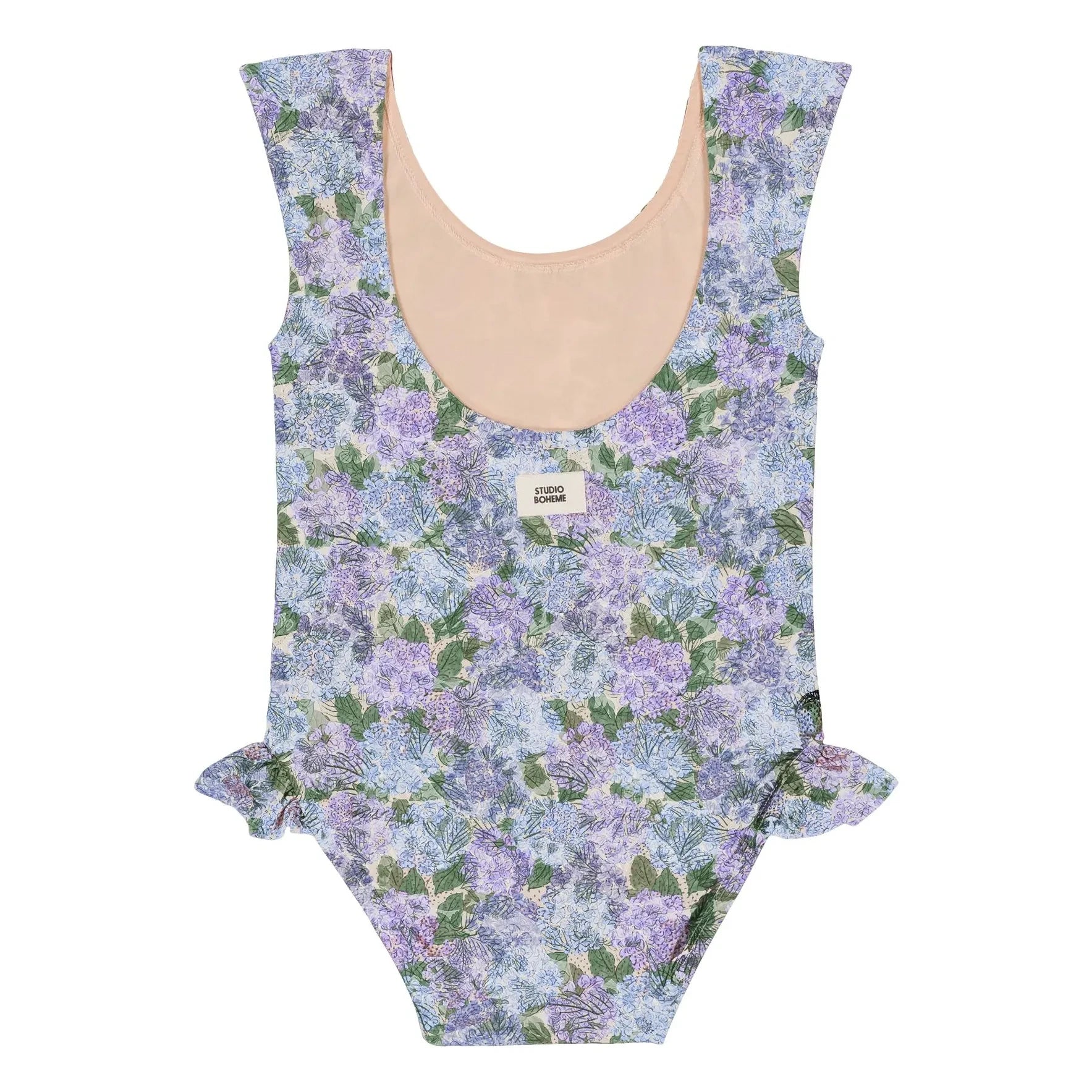 Studio Bohème - Maillot de baño de ballet Flores Fibras recicladas | Lila