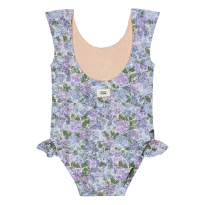 Studio Bohème - Maillot de baño de ballet Flores Fibras recicladas | Lila