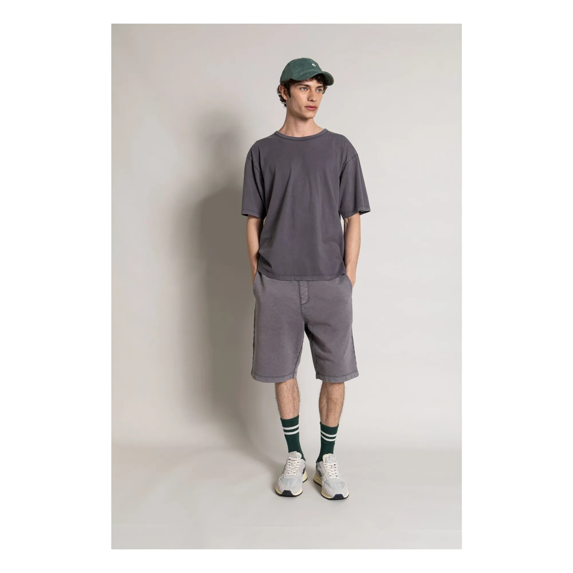 Smallable Man - Shorts de algodón orgánico Aron | Carbón