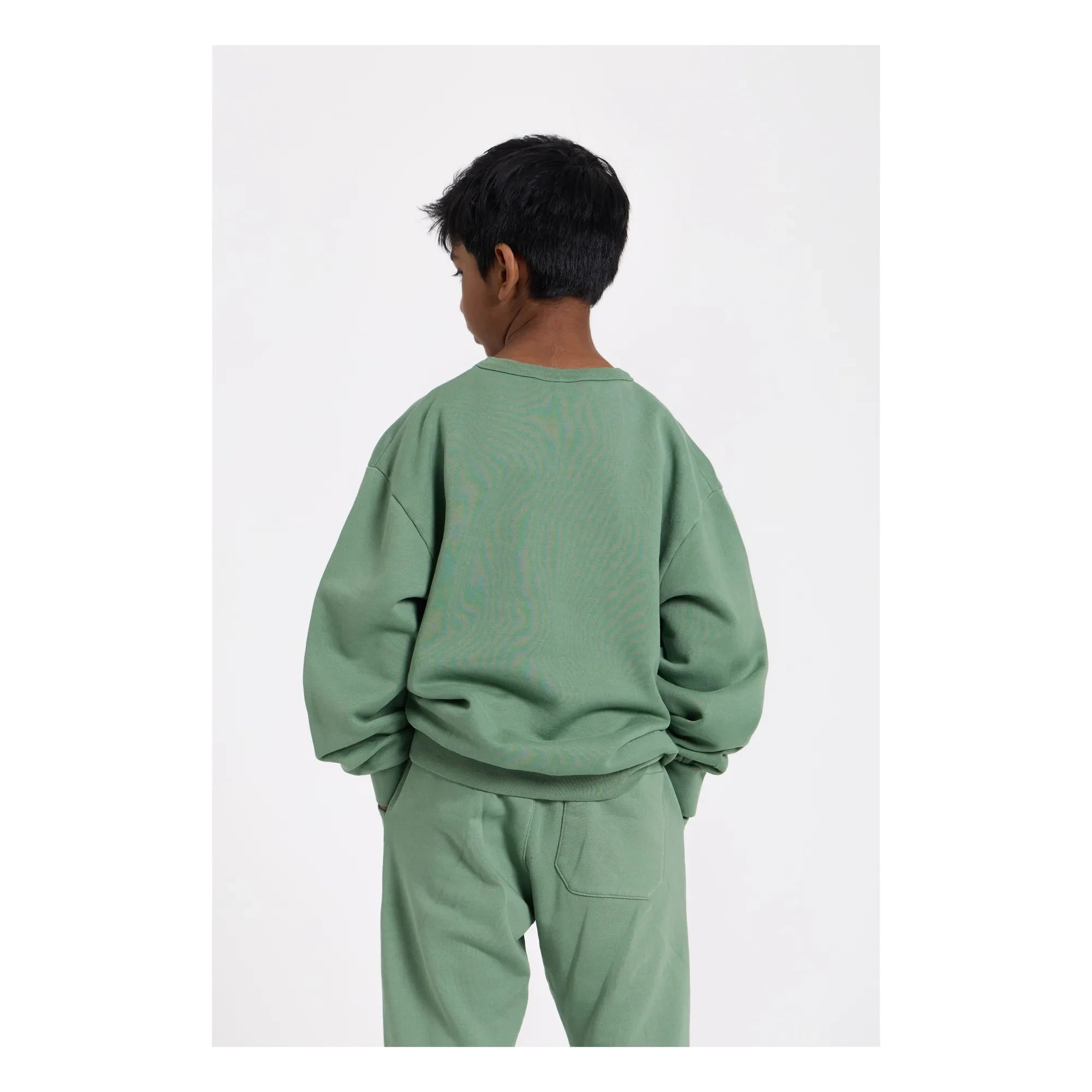 Smallable Niño - Sudadera Arlo de algodón orgánico | Caqui