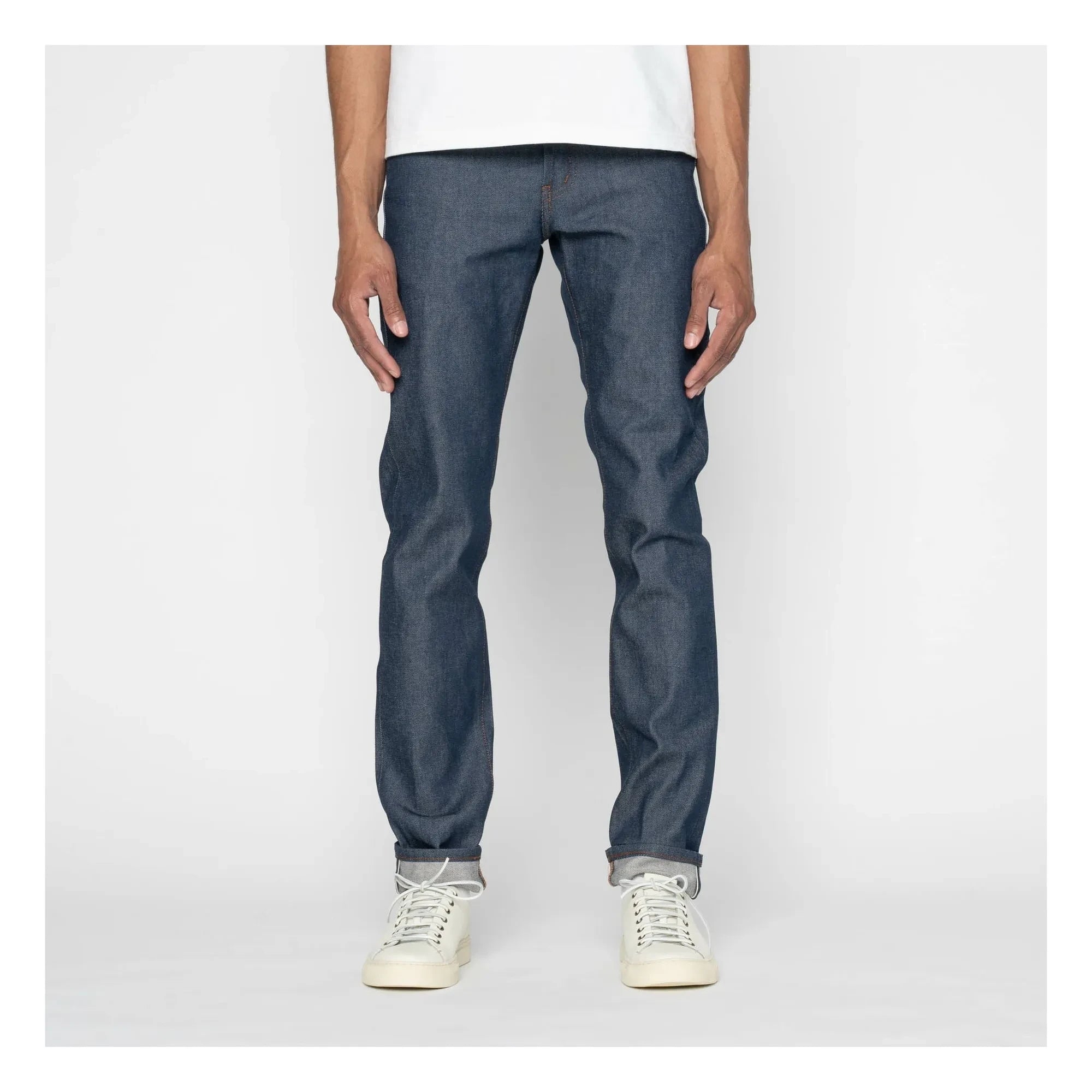 Naked & Famous - Vaquero de orillo índigo natural Super Guy | Índigo