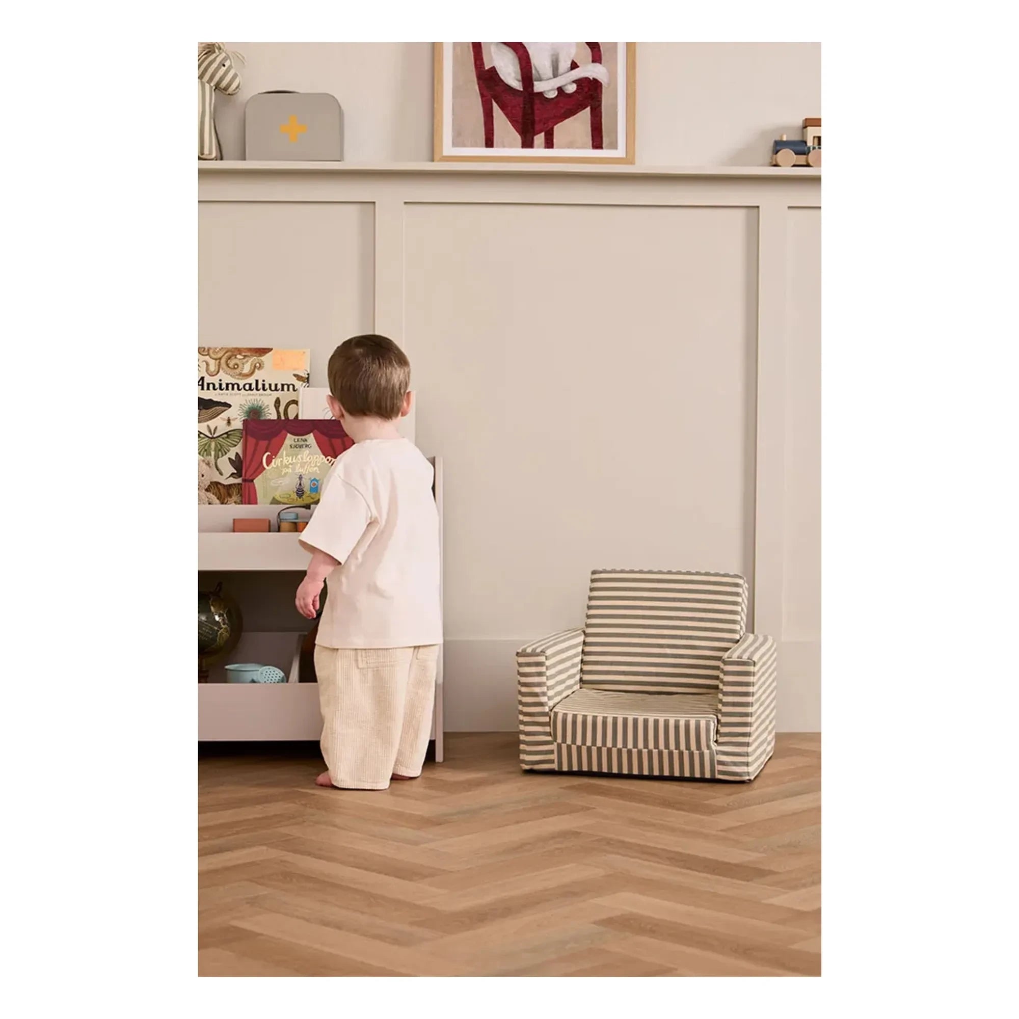 Kid's Concept - Sillón de rayas para niños | Arena