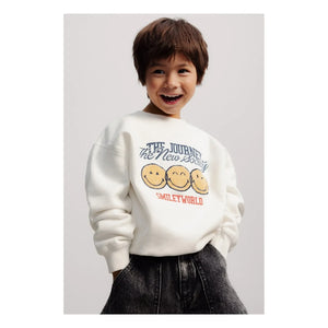 La nueva sociedad - Sudadera Smiley | Beyaz