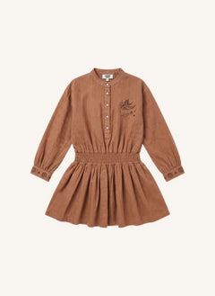 Hundred Pieces - Vestido Enoha Yıldız | Marrón
