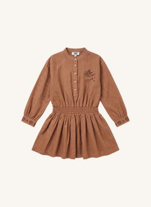 Hundred Pieces - Vestido Enoha Yıldız | Marrón